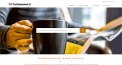 Desktop Screenshot of proefabonnement.nl