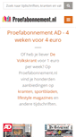 Mobile Screenshot of proefabonnement.nl
